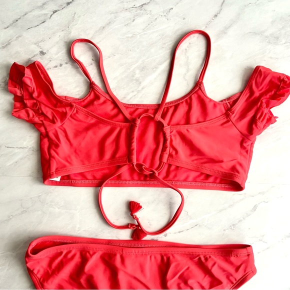 Heart & Harmony Girls Coral Swimsuit Size 16 - Picture 4 of 14